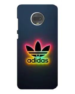 Чехол для Motorola MOTO G7 Plus с картинкой «Неоновый Adidas»