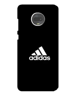 Чехол для Motorola MOTO G7 Plus с картинкой «Черная классика Adidas»