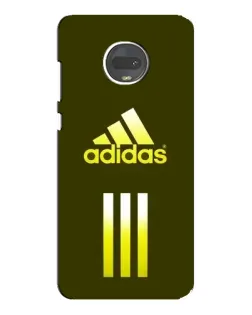 Чехол для Motorola MOTO G7 Plus с картинкой «Оливковый градиент Adidas»