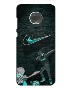 Чехол для Motorola MOTO G7 Plus с картинкой «Спортивный арт Nike»