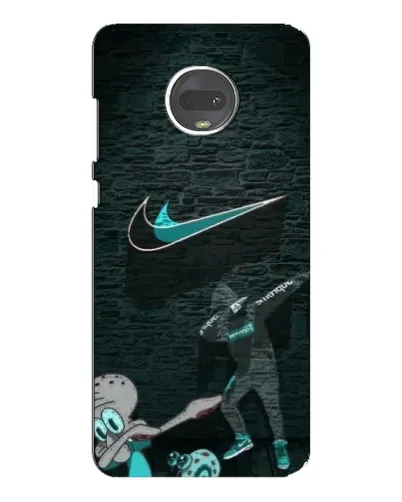 Чехол для Motorola MOTO G7 Plus с картинкой «Спортивный арт Nike»