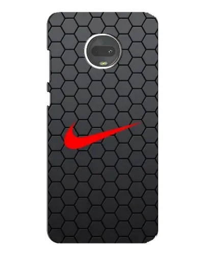 Чехол для Motorola MOTO G7 Plus с картинкой «Nike — карбоновая сетка»
