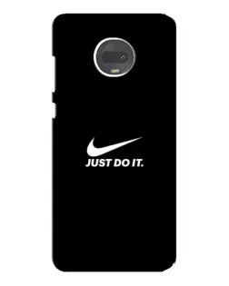 Чехол для Motorola MOTO G7 Plus с картинкой «Минимализм от Nike»