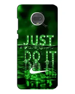 Чехол для Motorola MOTO G7 Plus с картинкой «Зеленый неоновый Nike»