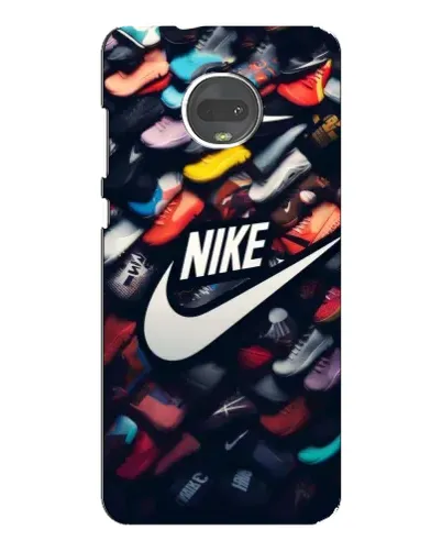 Чехол для Motorola MOTO G7 Plus с картинкой «Коллекция кроссовок Nike»