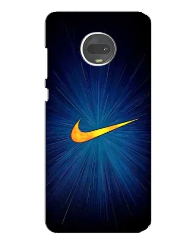 Чехол для Motorola MOTO G7 Plus с картинкой «Синий пульс Nike» Чехол для Motorola MOTO G7 Plus с картинкой «Синий пульс Nike»