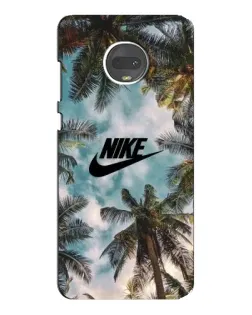 Чехол для Motorola MOTO G7 Plus с картинкой «Тропический принт Nike»