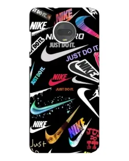 Чехол для Motorola MOTO G7 Plus с картинкой «Nike — роскошь»
