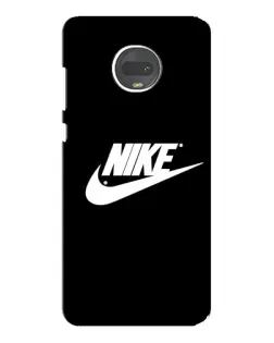 Чехол для Motorola MOTO G7 Plus с картинкой «Мазки краски Nike»