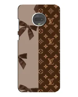 Чехол для Motorola MOTO G7 Plus с картинкой «Louis Vuitton — банты»