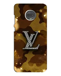 Чехол для Motorola MOTO G7 Plus с картинкой «Камуфляжный Louis Vuitton»