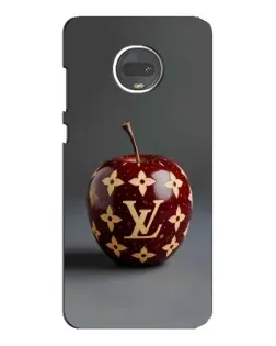 Чехол для Motorola MOTO G7 Plus с картинкой «Красное яблоко LV»