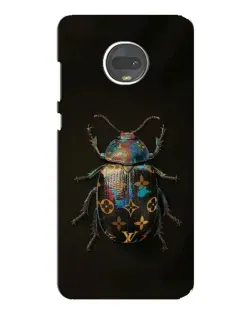 Чехол для Motorola MOTO G7 Plus с картинкой «LV — мраморный принт»
