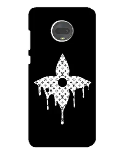 Чехол для Motorola MOTO G7 Plus с картинкой «Цветочная монограмма» Чехол для Motorola MOTO G7 Plus с картинкой «Цветочная монограмма»