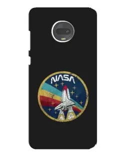 Чехол для Motorola MOTO G7 Plus с картинкой «NASA — эмблема миссии»