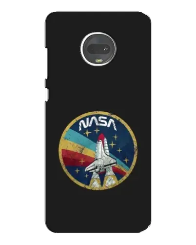 Чехол для Motorola MOTO G7 Plus с картинкой «NASA — эмблема миссии»