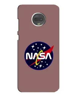Чехол для Motorola MOTO G7 Plus с картинкой «NASA — ретро космос»