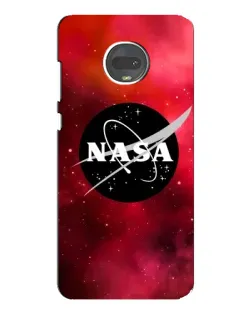 Чохол для Motorola MOTO G7 Plus з картинкою «NASA — червона туманність»