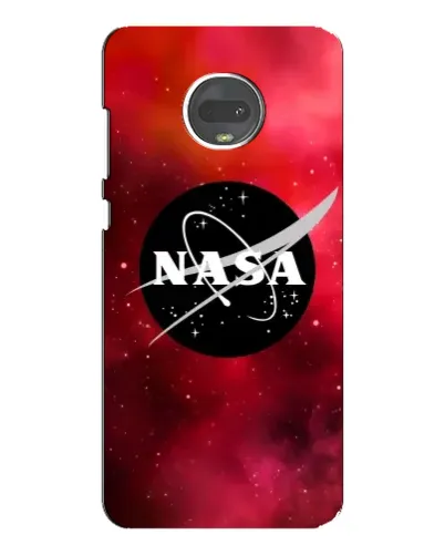 Чехол для Motorola MOTO G7 Plus с картинкой «NASA — красная туманность»