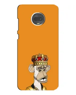 Чохол для Motorola MOTO G7 Plus з картинкою «Золота мавпа Bored Ape»