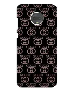 Чехол для Motorola MOTO G7 Plus с картинкой «Классическая монограмма Gucci»