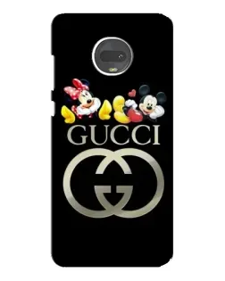 Чехол для Motorola MOTO G7 Plus с картинкой «Gucci — герои Disney»