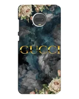 Чехол для Motorola MOTO G7 Plus с картинкой «Абстрактные цветы Gucci»