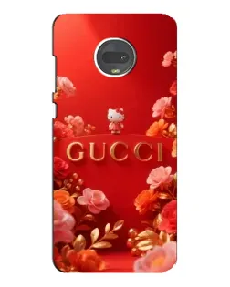 Чехол для Motorola MOTO G7 Plus с картинкой «Gucci — золотой сад»