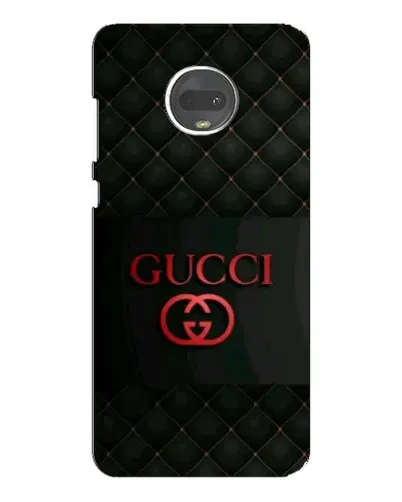Чехол для Motorola MOTO G7 Plus с картинкой «Gucci — стеганый черный»