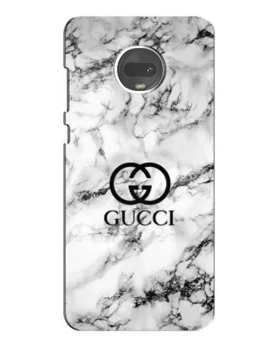 Чехол для Motorola MOTO G7 Plus с картинкой «Gucci — мраморный шик»