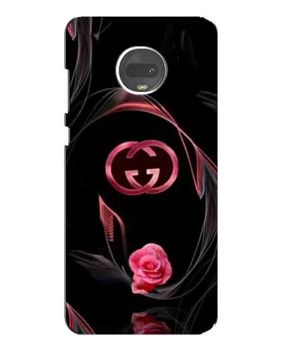 Чехол для Motorola MOTO G7 Plus с картинкой «Gucci — неоновая роза»