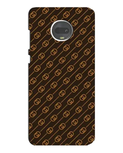 Чехол для Motorola MOTO G7 Plus с картинкой «Gucci — золотые диагонали»
