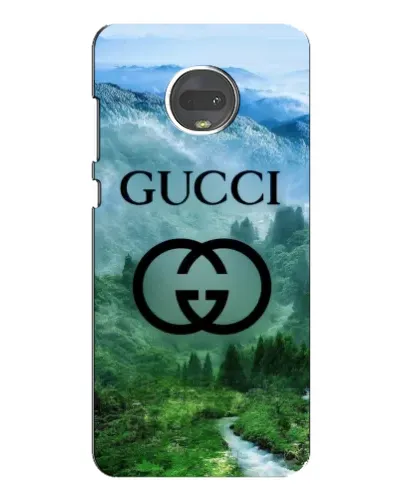 Чехол для Motorola MOTO G7 Plus с картинкой «Gucci — горный пейзаж»