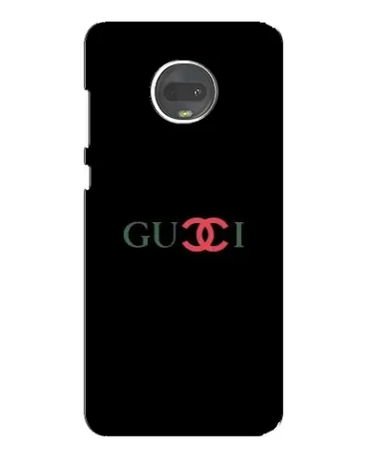 Чехол для Motorola MOTO G7 Plus с картинкой «Gucci — красный градиент»