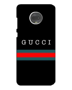 Чехол для Motorola MOTO G7 Plus с картинкой «Gucci — красный пояс»