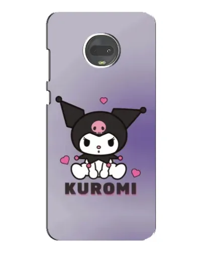 Чехол для Motorola MOTO G7 Plus с картинкой «Kuromi — фиолетовый арт» Чехол для Motorola MOTO G7 Plus с картинкой «Kuromi — фиолетовый арт»