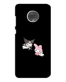 Чехол для Motorola MOTO G7 Plus с картинкой «My Melody и Kuromi» Чехол для Motorola MOTO G7 Plus с картинкой «My Melody и Kuromi»