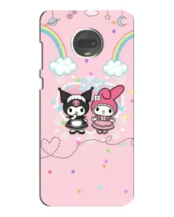 Чехол для Motorola MOTO G7 Plus с картинкой «My Melody и Kuromi» Чехол для Motorola MOTO G7 Plus с картинкой «My Melody и Kuromi»