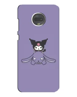 Чехол для Motorola MOTO G7 Plus с картинкой «Kuromi на лиловом фоне» Чехол для Motorola MOTO G7 Plus с картинкой «Kuromi на лиловом фоне»