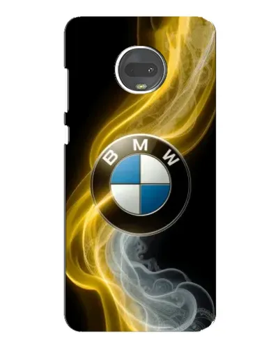 Чехол для Motorola MOTO G7 Plus с картинкой «Золотистый дым BMW» Чехол для Motorola MOTO G7 Plus с картинкой «Золотистый дым BMW»