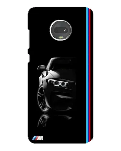 Чехол для Motorola MOTO G7 Plus с картинкой «Силуэт BMW в темноте» Чехол для Motorola MOTO G7 Plus с картинкой «Силуэт BMW в темноте»