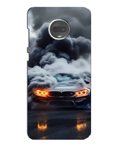 Чехол для Motorola MOTO G7 Plus с картинкой «BMW в дыму» Чехол для Motorola MOTO G7 Plus с картинкой «BMW в дыму»