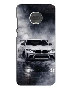 Чехол для Motorola MOTO G7 Plus с картинкой «BMW сквозь туман»