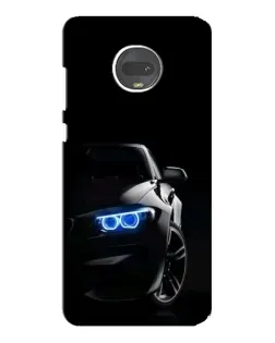 Чехол для Motorola MOTO G7 Plus с картинкой «BMW — ночной взгляд»
