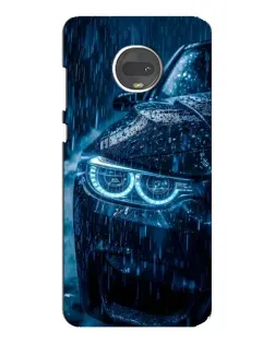 Чехол для Motorola MOTO G7 Plus с картинкой «BMW под дождем»