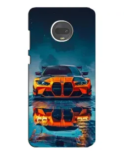 Чехол для Motorola MOTO G7 Plus с картинкой «BMW — золотая эмблема»