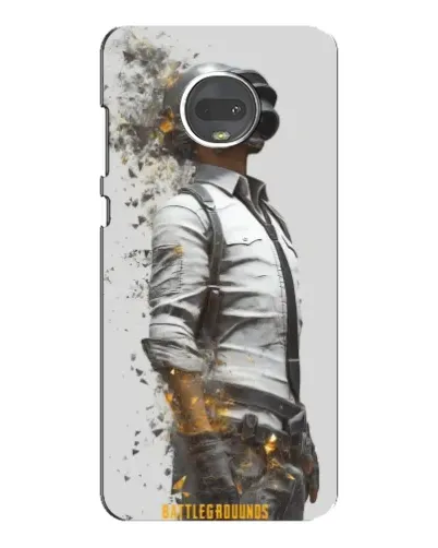 Чехол для Motorola MOTO G7 Plus с картинкой «PUBG — боец в пыли»
