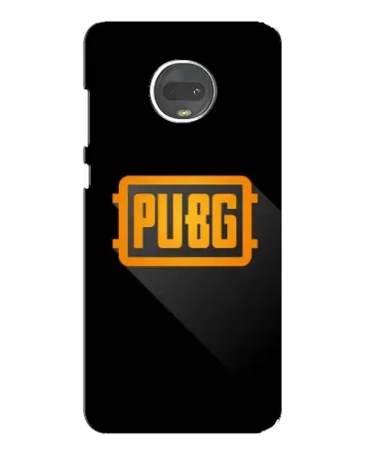 Чехол для Motorola MOTO G7 Plus с картинкой «PUBG — рамка лого»