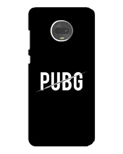 Чехол для Motorola MOTO G7 Plus с картинкой «PUBG — белый логотип»