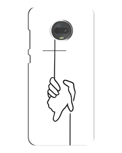 Чехол для Motorola MOTO G7 Plus с картинкой «Рука держит»
